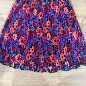 Wild Fable Vibrant Floral A-Line Skirt